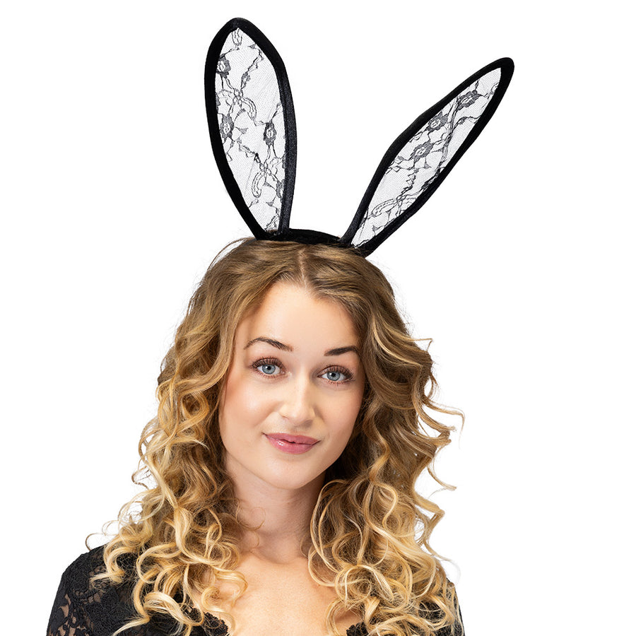 Boland diadeem Lace bunny zwart