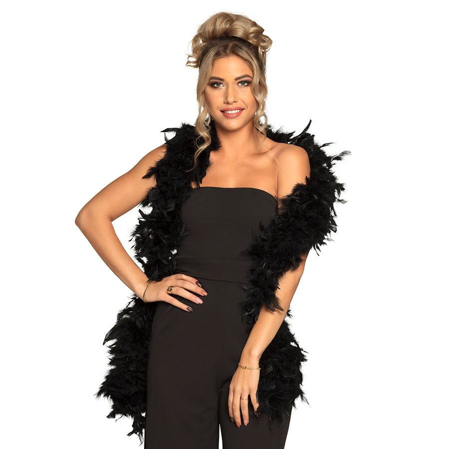 Boland verenboa 80 g zwart (180 cm)