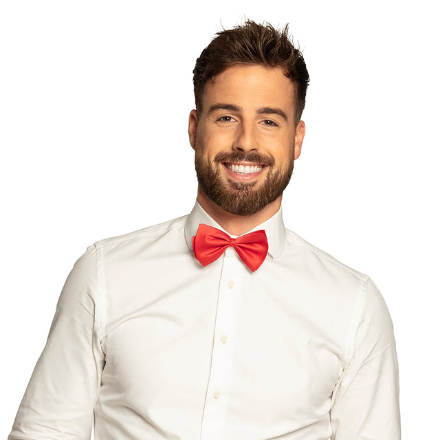 Boland vlinderstrik Basic rood