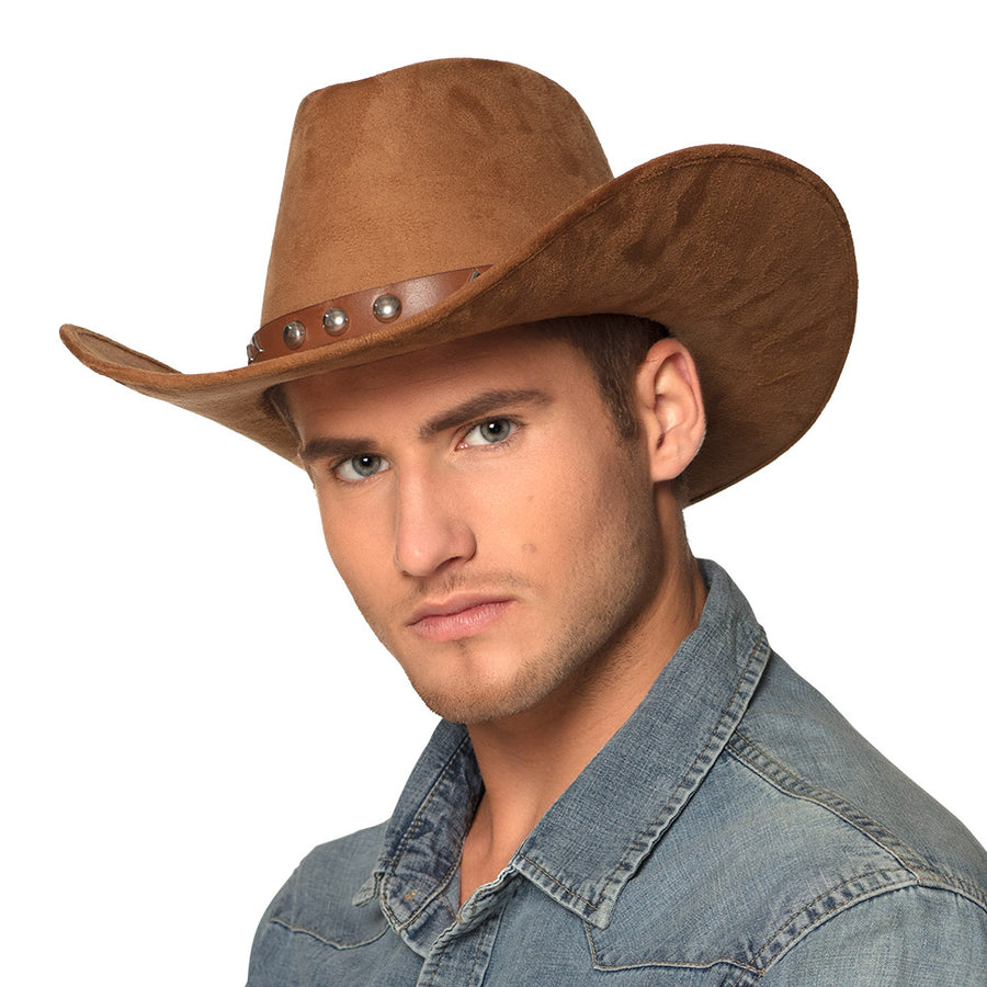 Boland cowboyhoed Nebraska (suède look)