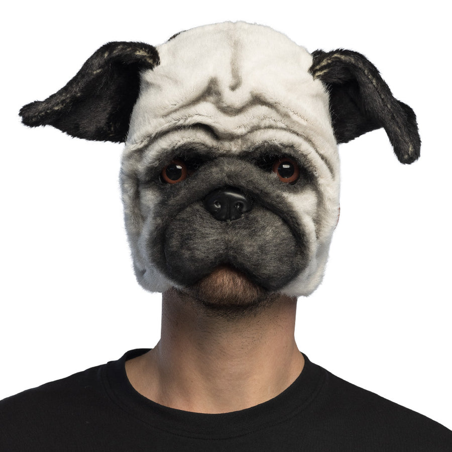 Boland pluchen halfmasker Pug