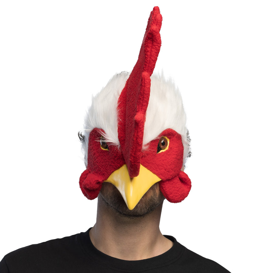 Boland pluchen halfmasker Haan