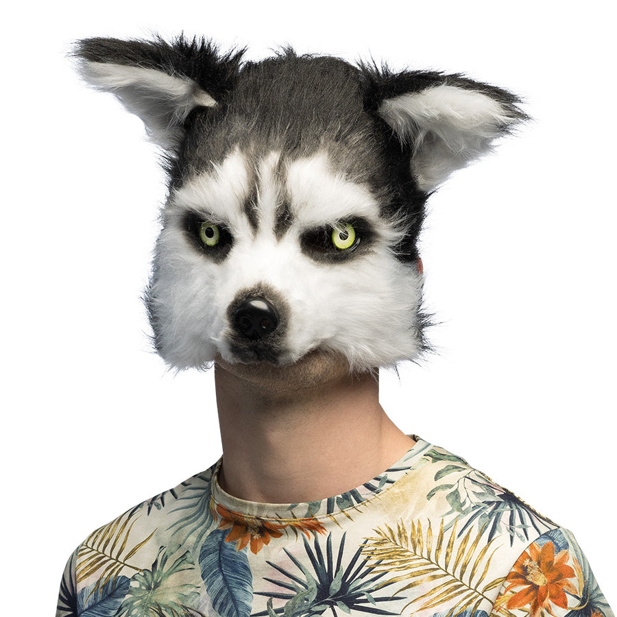 Boland pluchen halfmasker Husky