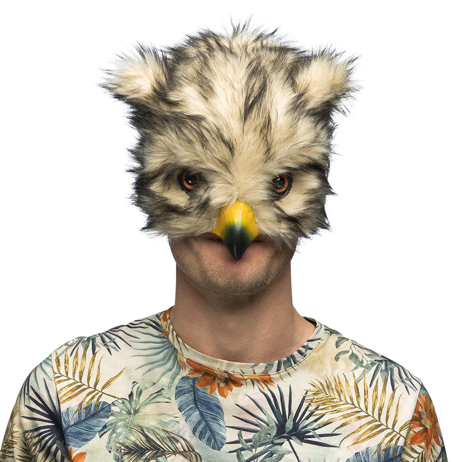 Boland pluchen halfmasker Uil