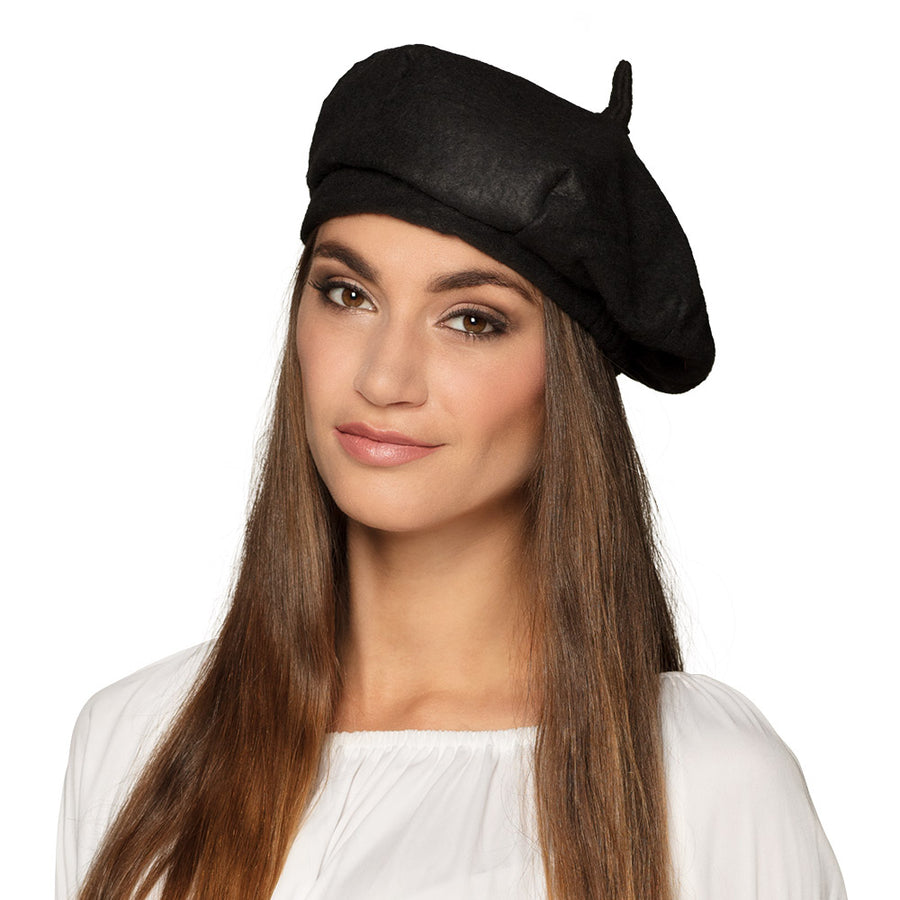 Boland baret Frankrijk zwart