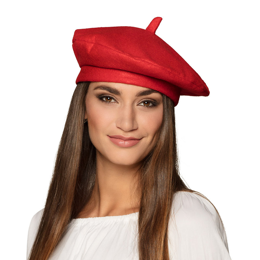 Boland baret Frankrijk rood