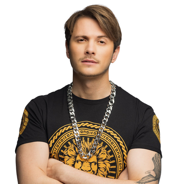 Boland ketting Pimp zilver