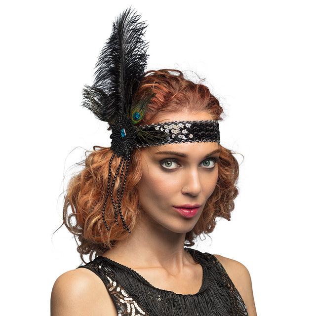 Boland hoofdband Flapper Iris