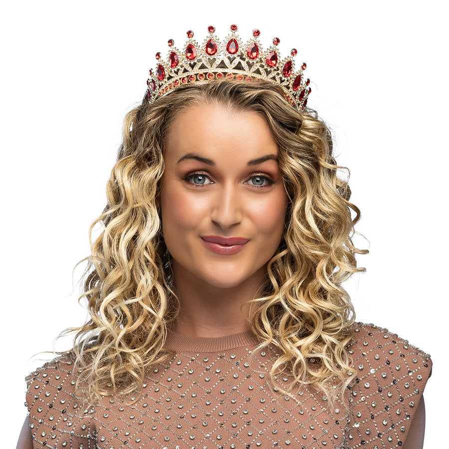 Boland metalen tiara Royal Christina