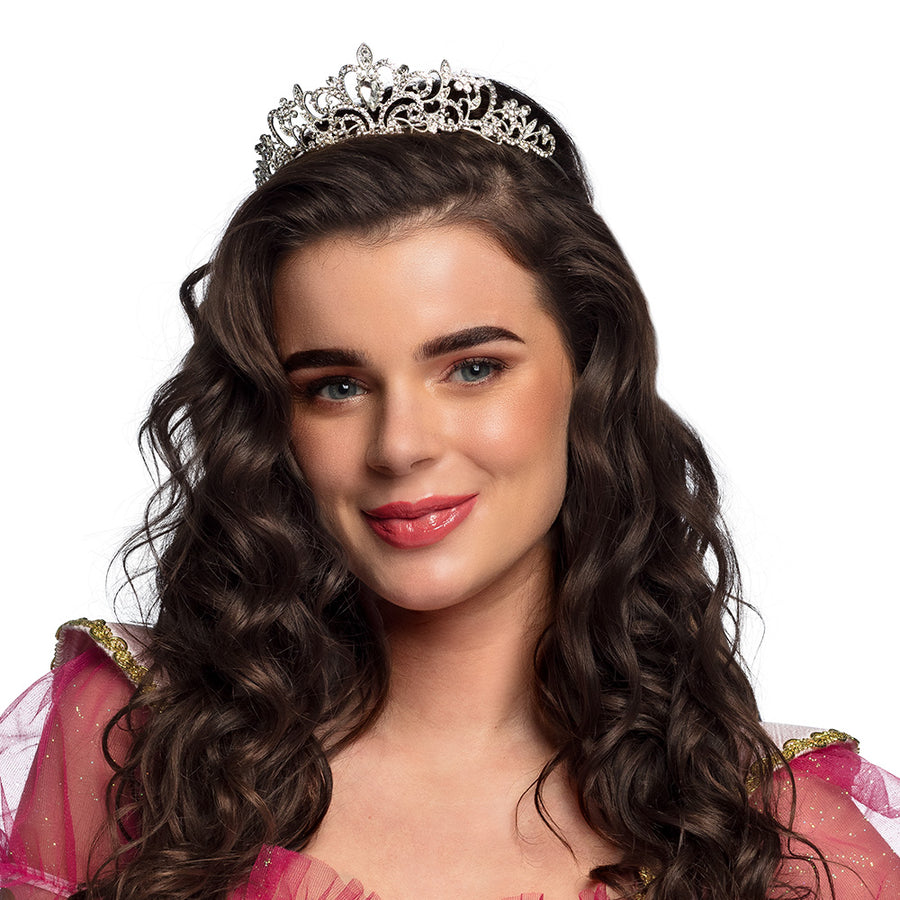Boland metalen tiara Royal Mary