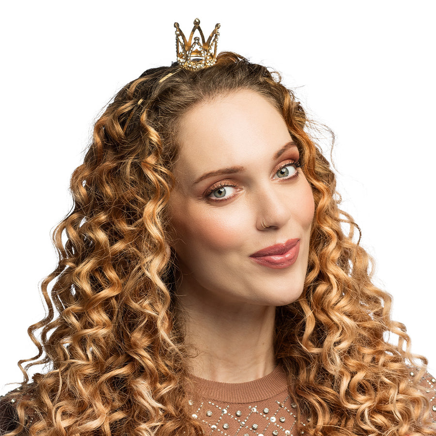 Boland metalen diadeem kroon Esther