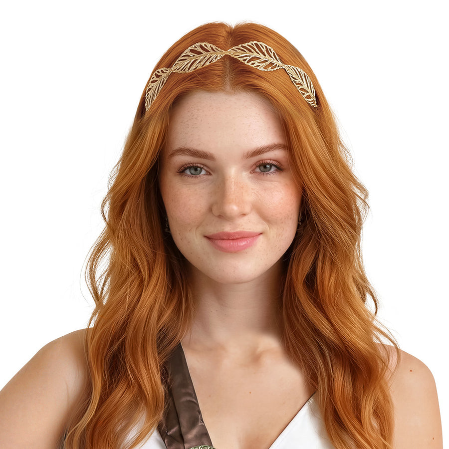 Boland metalen diadeem Laurel
