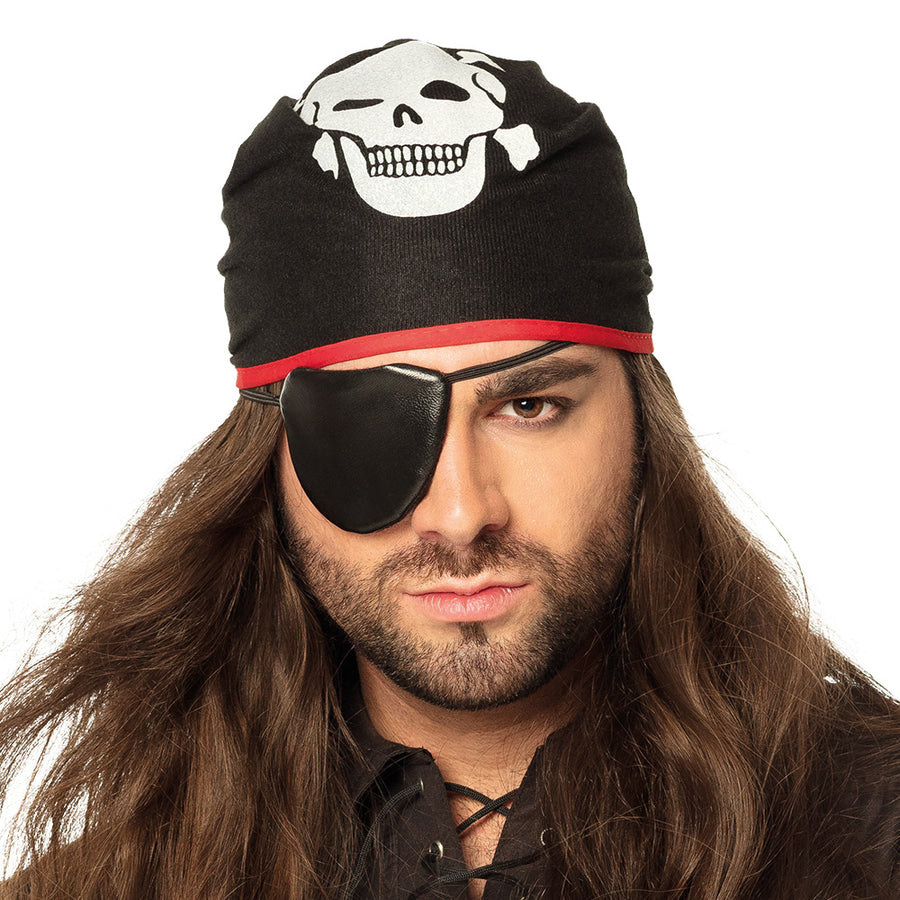 Boland bandana piraat Thomas met ooglapje