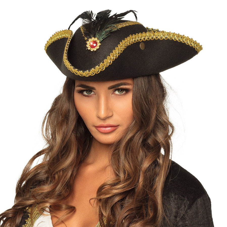 Boland piratenhoed Admiraal Ruby