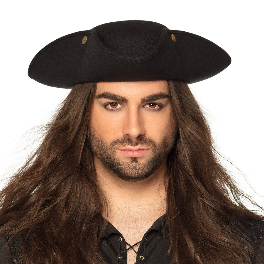 Boland piratenhoed Admiraal William zwart