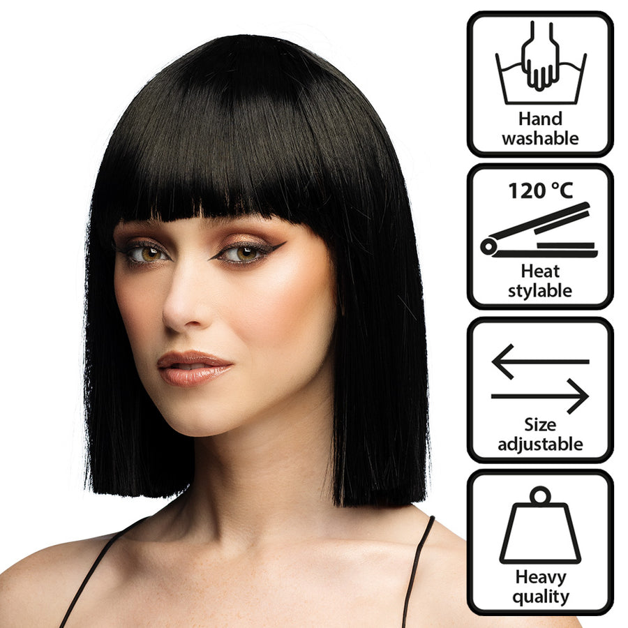 Boland pruik Djamilla brilliant black high quality