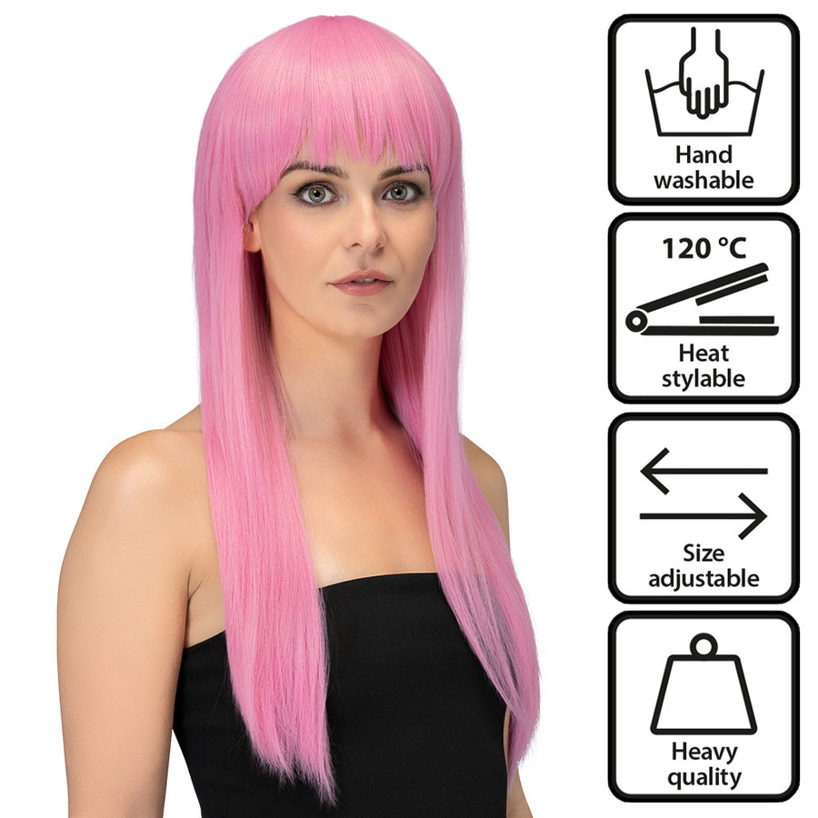 Boland pruik Valerina frosty pink high quality