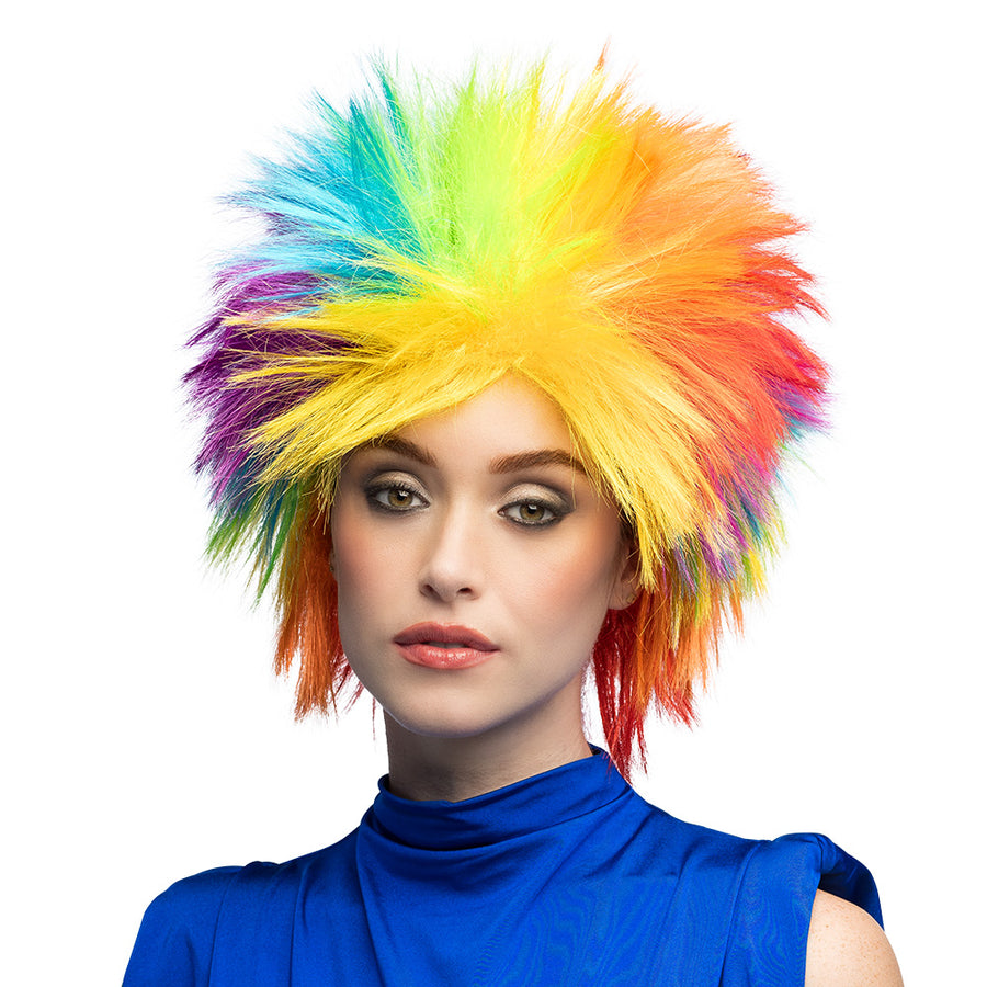 Boland pruik Punky rainbow