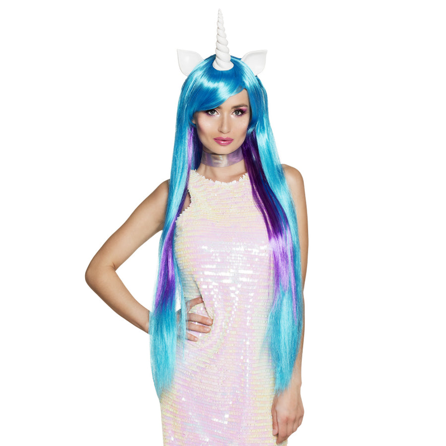 Boland pruik Eenhoorn Stardust