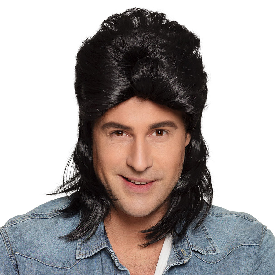 Boland pruik Jimmy zwart