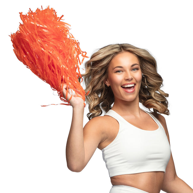 Boland pompom oranje (34 cm)