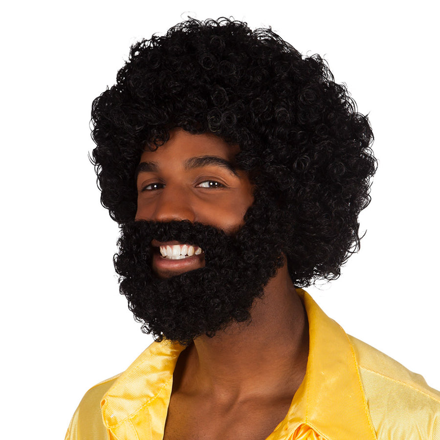 Boland pruik Rufus met baard