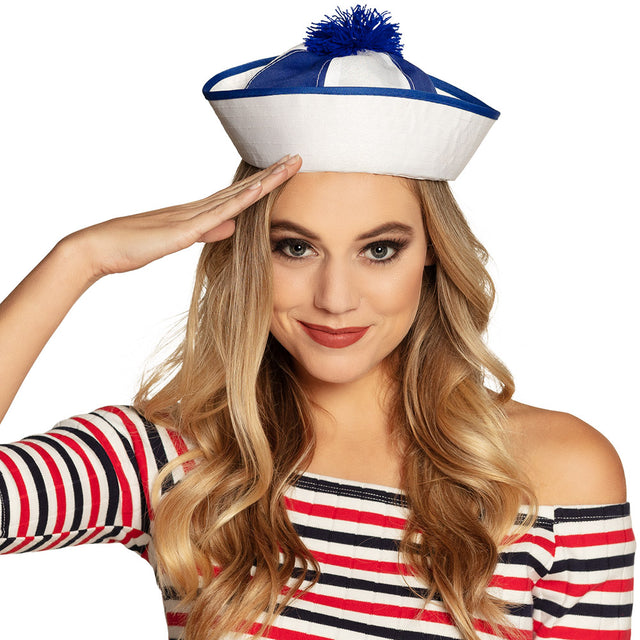 Boland pet Marine blauw/wit
