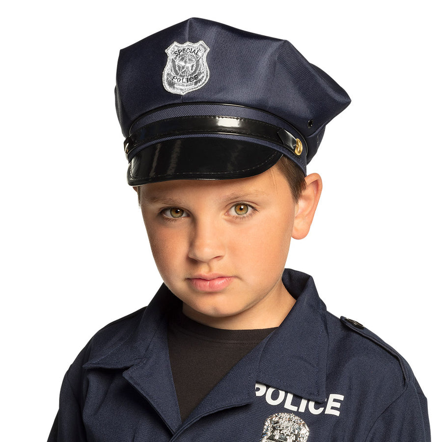 Boland kinderpet 'Special police' (verstelbaar)