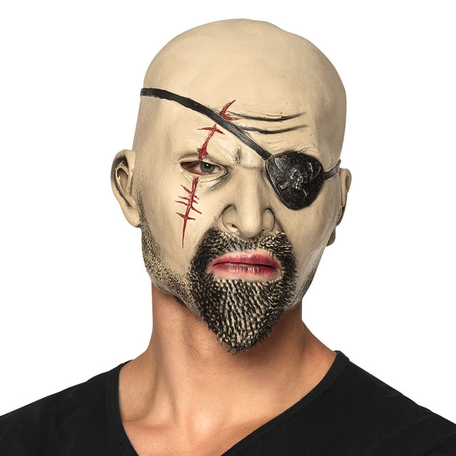 Boland latex hoofdmasker Piraat