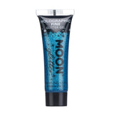 Moon Creations Fijne holografische glittergel blauw - 12 ml