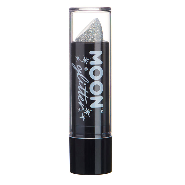 Moon Creations Holografische glitterlipstick zilver - 4,2 gram