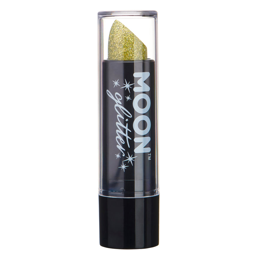 Moon Creations Holografische glitterlipstick goud - 4,2 gram