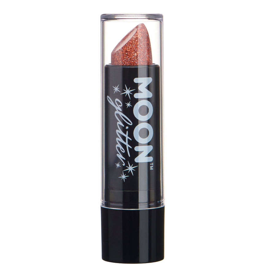 Moon Creations Holografische glitterlipstick roségoud - 4,2 gram