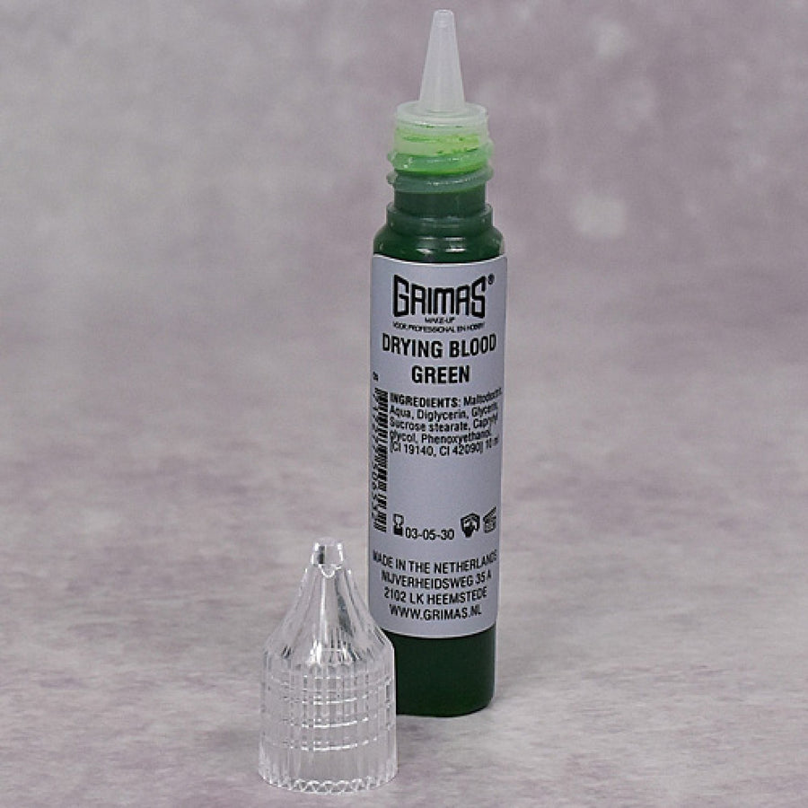Grimas Opdrogend kunstbloed groen - 10 ml - voorbeeld 2