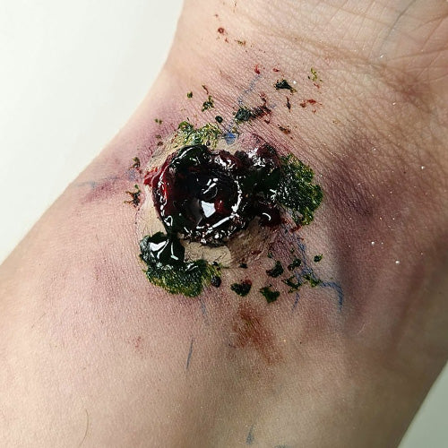 Grimas Opdrogend kunstbloed groen - 10 ml - voorbeeld 6