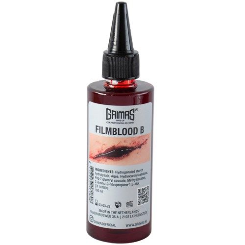 Grimas Filmbloed B middenrood - 100 ml