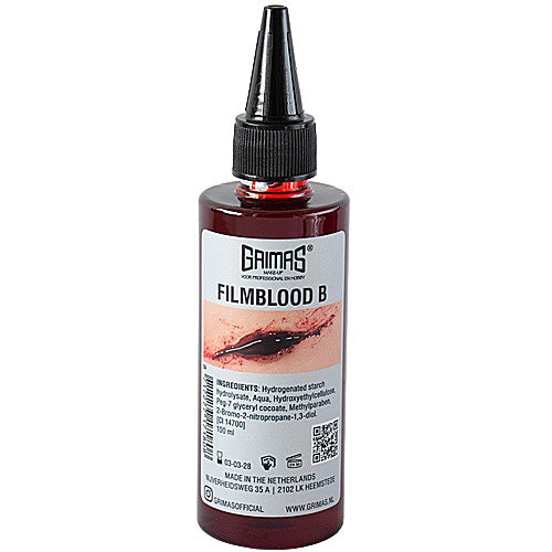 Grimas Filmbloed B middenrood - 100 ml - voorbeeld 1