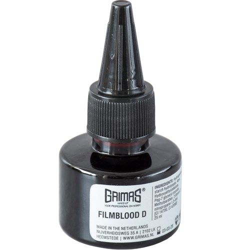 Grimas Filmbloed D donkerrood - 25 ml