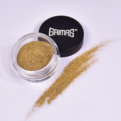 Grimas Cosmetische glitter Bio donkergoud 073 - 5 ml - voorbeeld 2