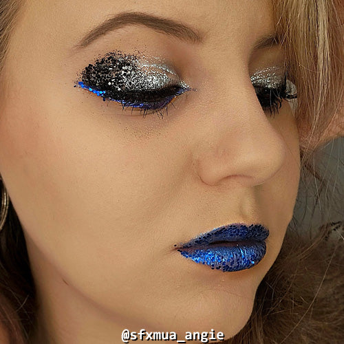 Grimas Cosmetische glitter Bio blauw L031 - 5 ml - voorbeeld 8