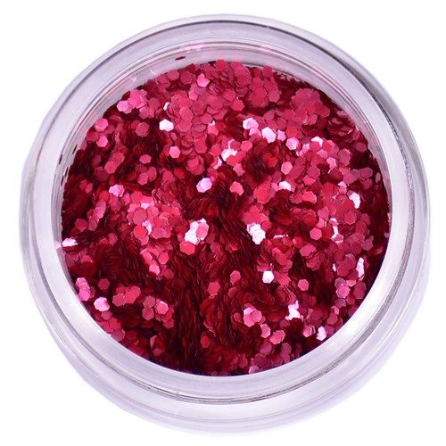 Grimas Cosmetische glitter Bio rood L050 - 5 ml