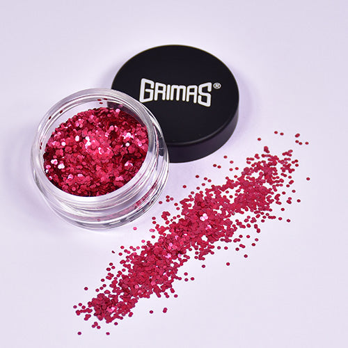 Grimas Cosmetische glitter Bio rood L050 - 5 ml - voorbeeld 2