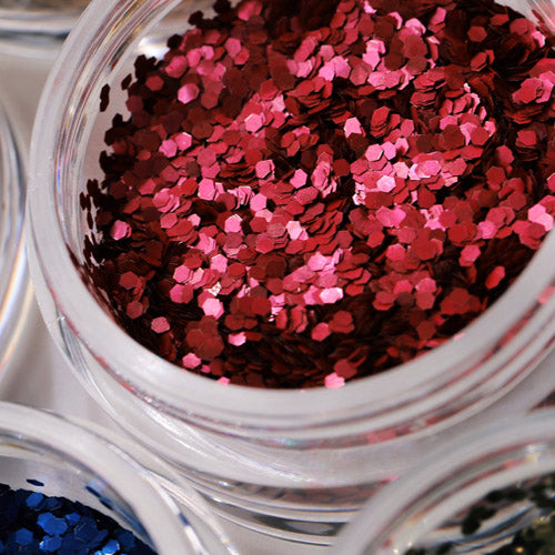 Grimas Cosmetische glitter Bio rood L050 - 5 ml - voorbeeld 7
