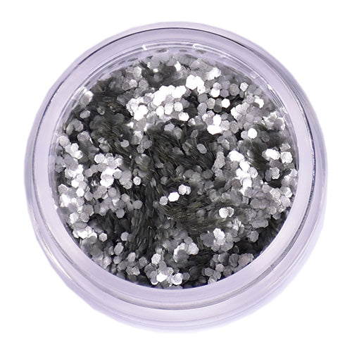 Grimas Cosmetische glitter Bio zilver L071 - 5 ml - voorbeeld 1