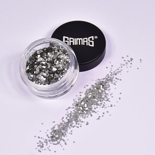 Grimas Cosmetische glitter Bio zilver L071 - 5 ml - voorbeeld 2