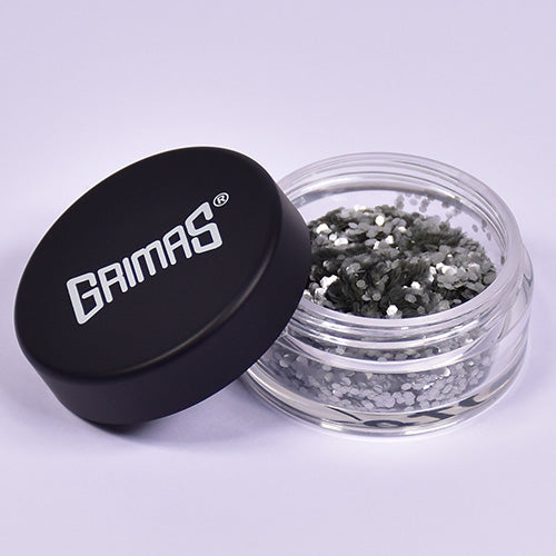 Grimas Cosmetische glitter Bio zilver L071 - 5 ml - voorbeeld 3