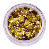 Grimas Cosmetische glitter Bio donkergoud L073 - 5 ml - voorbeeld 1