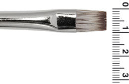 Grimas Schminkpenseel Imitatie Mangoeste Plat IMP10 - voorbeeld 1