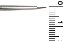 Grimas Schminkpenseel Imitatie Mangoeste Rond IMR00 - voorbeeld 1