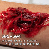 Grimas Specialeffectpoeder rood 505 - 6 gram - voorbeeld 7